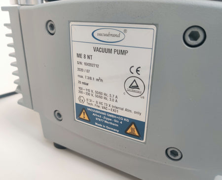 Diaphragm pump Vacuubrand ME-8-NT