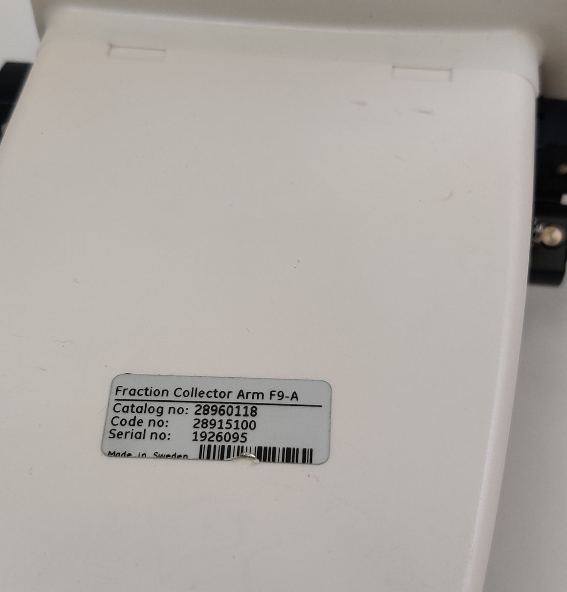 Fraction Collector Arm GE Cytiva 28960118 28915100