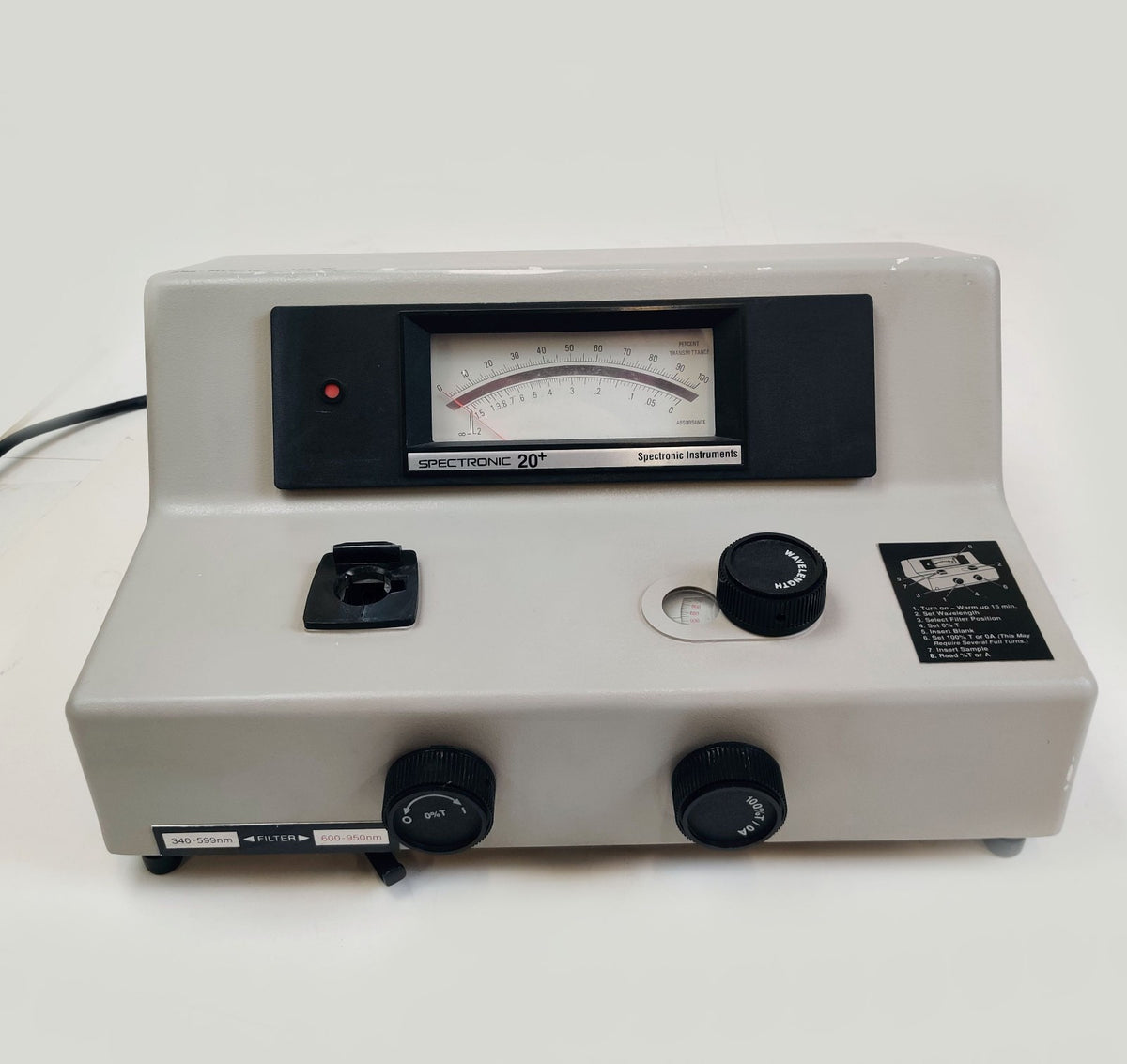 Spectronic Instruments Spectronic 20+ Spectrophotometer 333182 - 