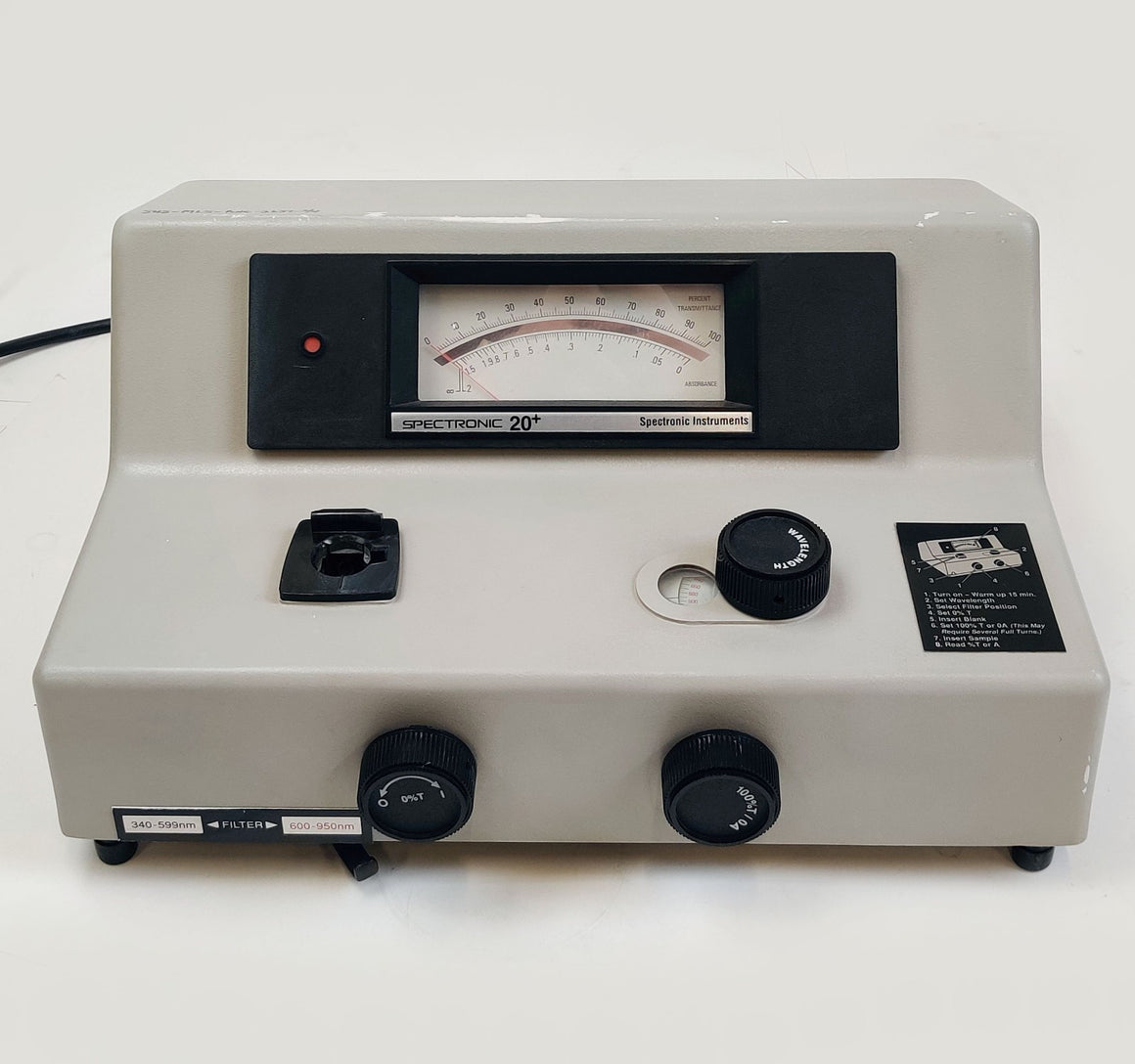 Spectronic Instruments Spectronic 20+ Spectrophotometer 333182 - 
