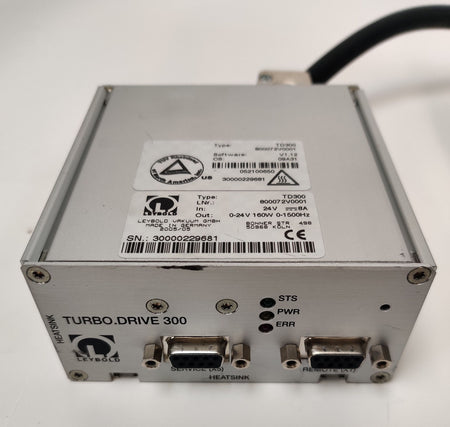 Leybold Turbovac TW 220/150 S Vacuum Pump 800160V0002 w Controller TD300 Tested - 
