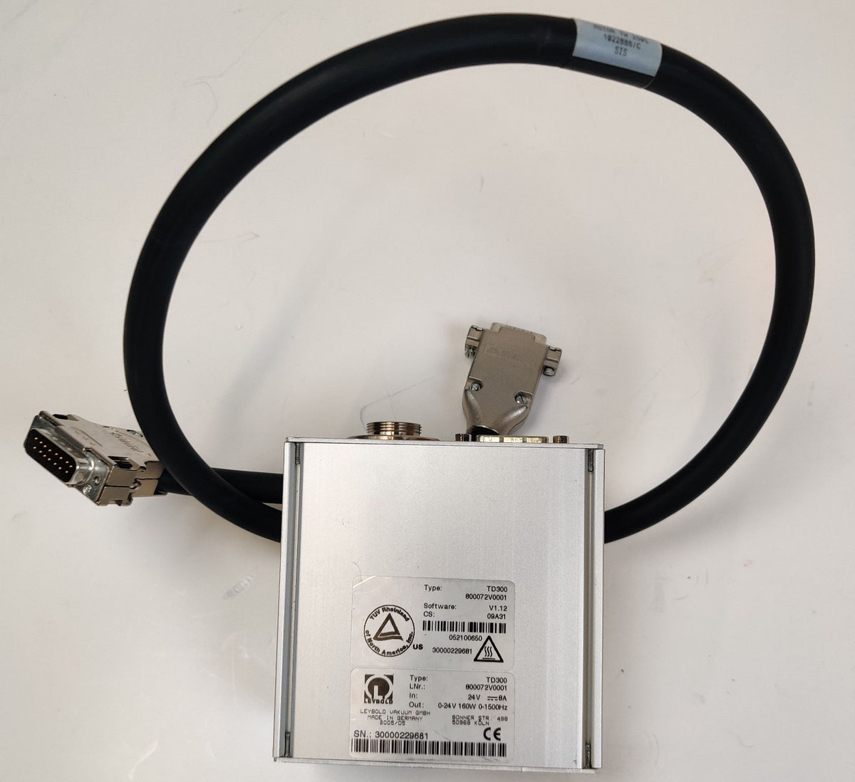 Leybold Turbovac TW 220/150 S Vacuum Pump 800160V0002 w Controller TD300 Tested - 