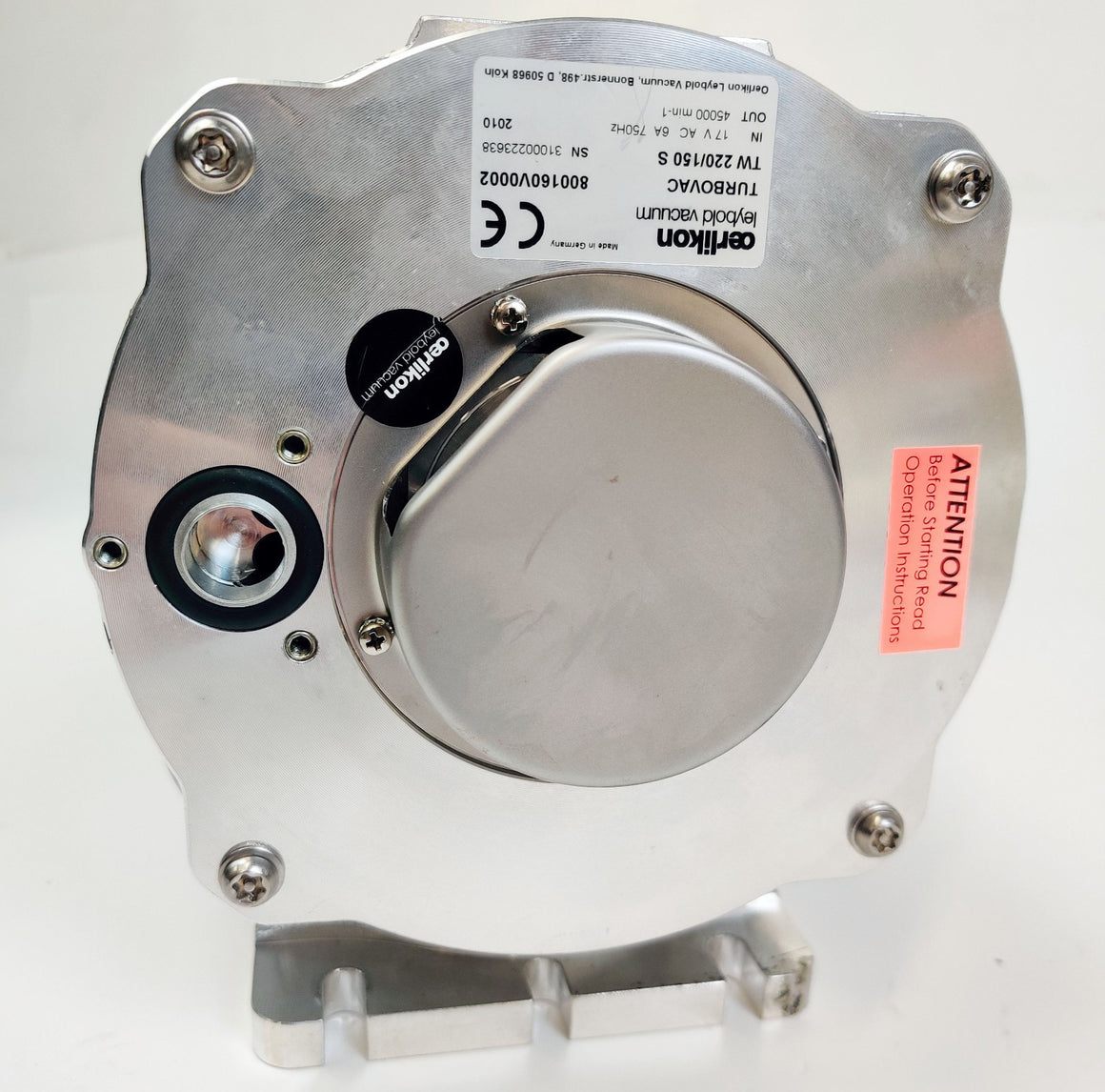 Leybold Turbovac TW 220/150 S Vacuum Pump 800160V0002 w Controller TD300 Tested - 