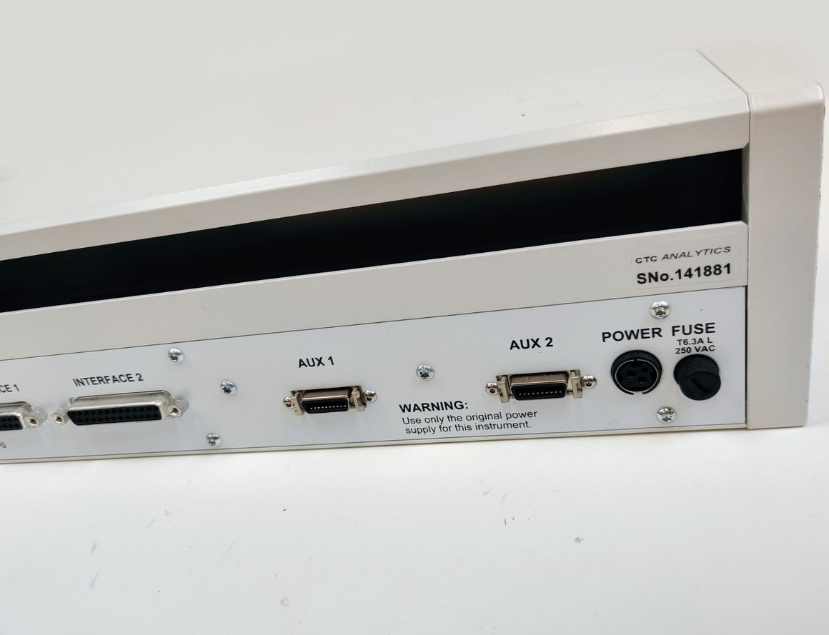 CTC Analytics Leap Technologies PAL Autosampler MXY 04-01A Arm Tested - 