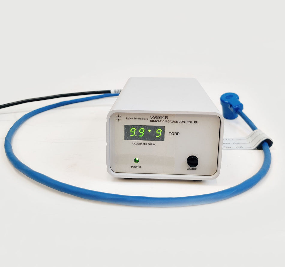 Agilent 59864B Ionization Gauge Controller w/ 8120-6573 Cable for 5973N 5973 MSD