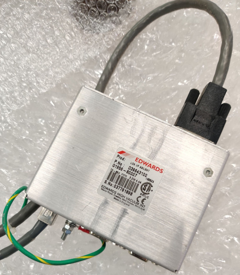 Agilent Edwards D39643000 Lon Interface w Cable for EXT70 Turbo Pump Agilent G1946-80007