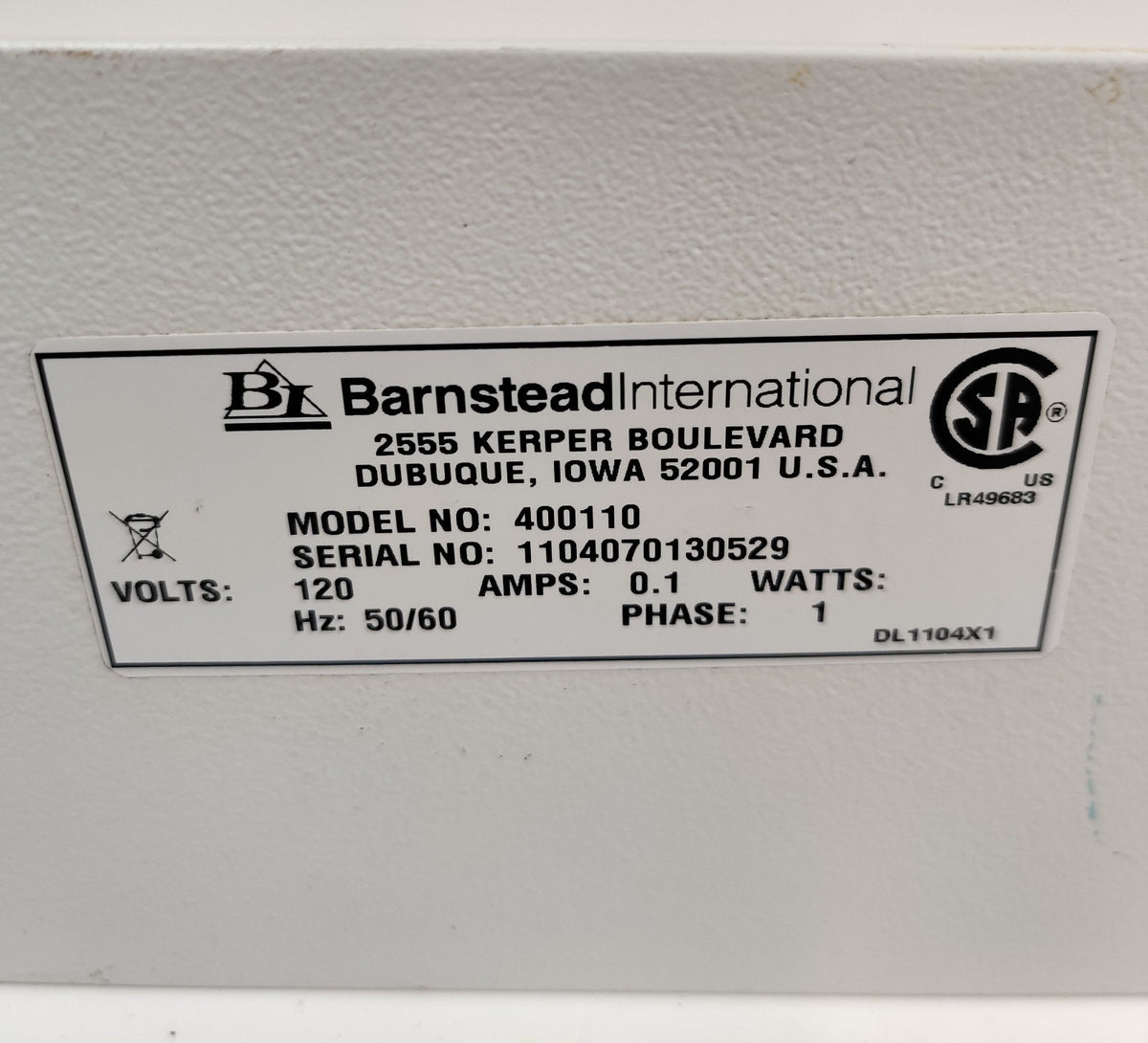 Barnstead Thermolyne Labquake 400110 Shaker Test Tube Mixer Tested - 