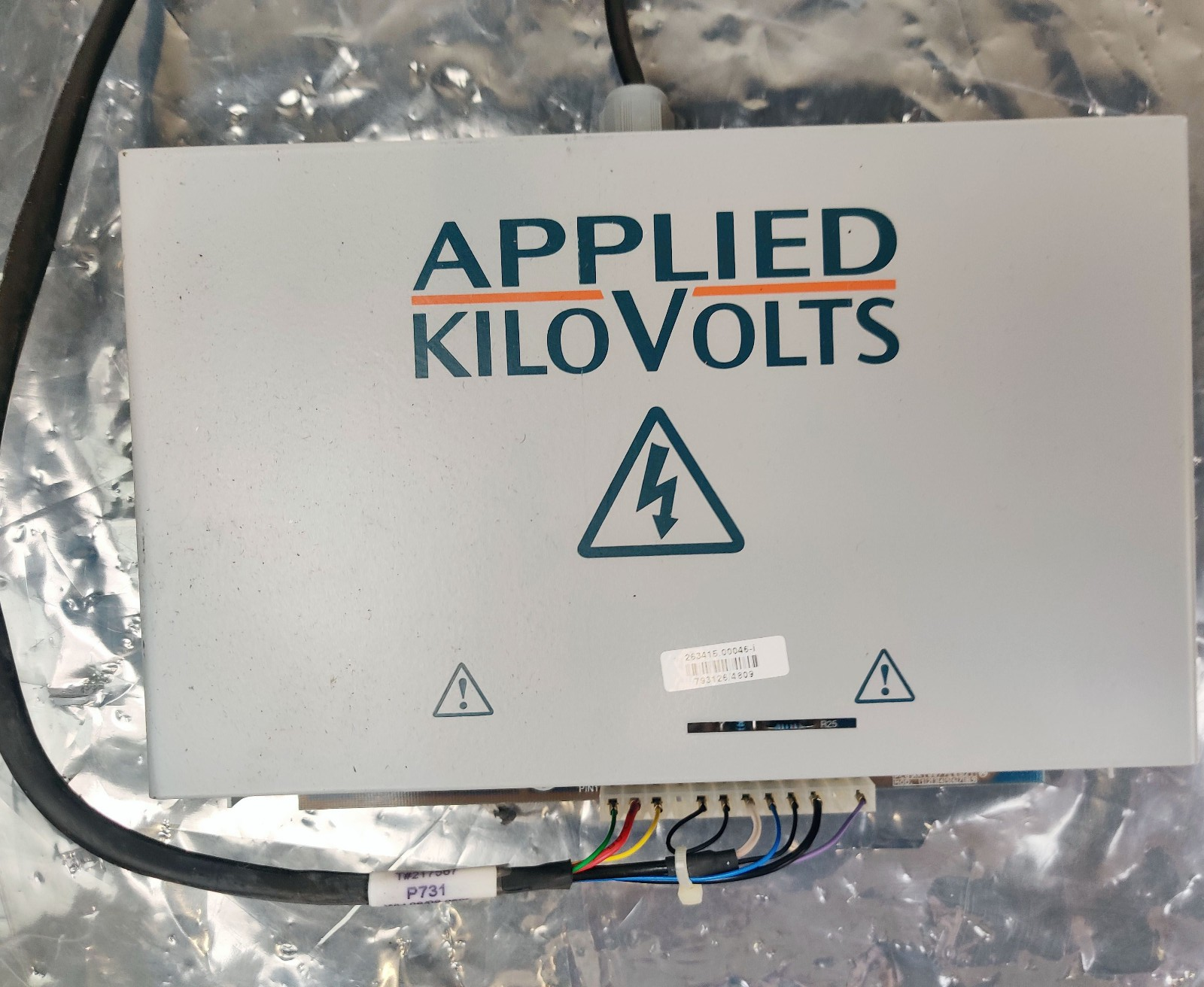 Applied Kilovolts HP010RPS025 High Voltage 10kV Power Supply, Mass Spectrometer - 