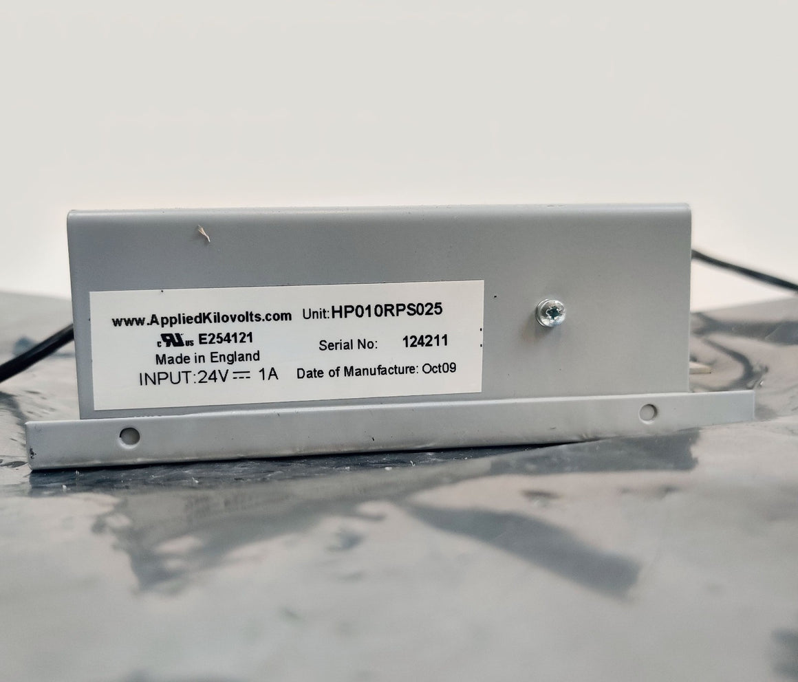 Applied Kilovolts HP010RPS025 High Voltage 10kV Power Supply, Mass Spectrometer - 
