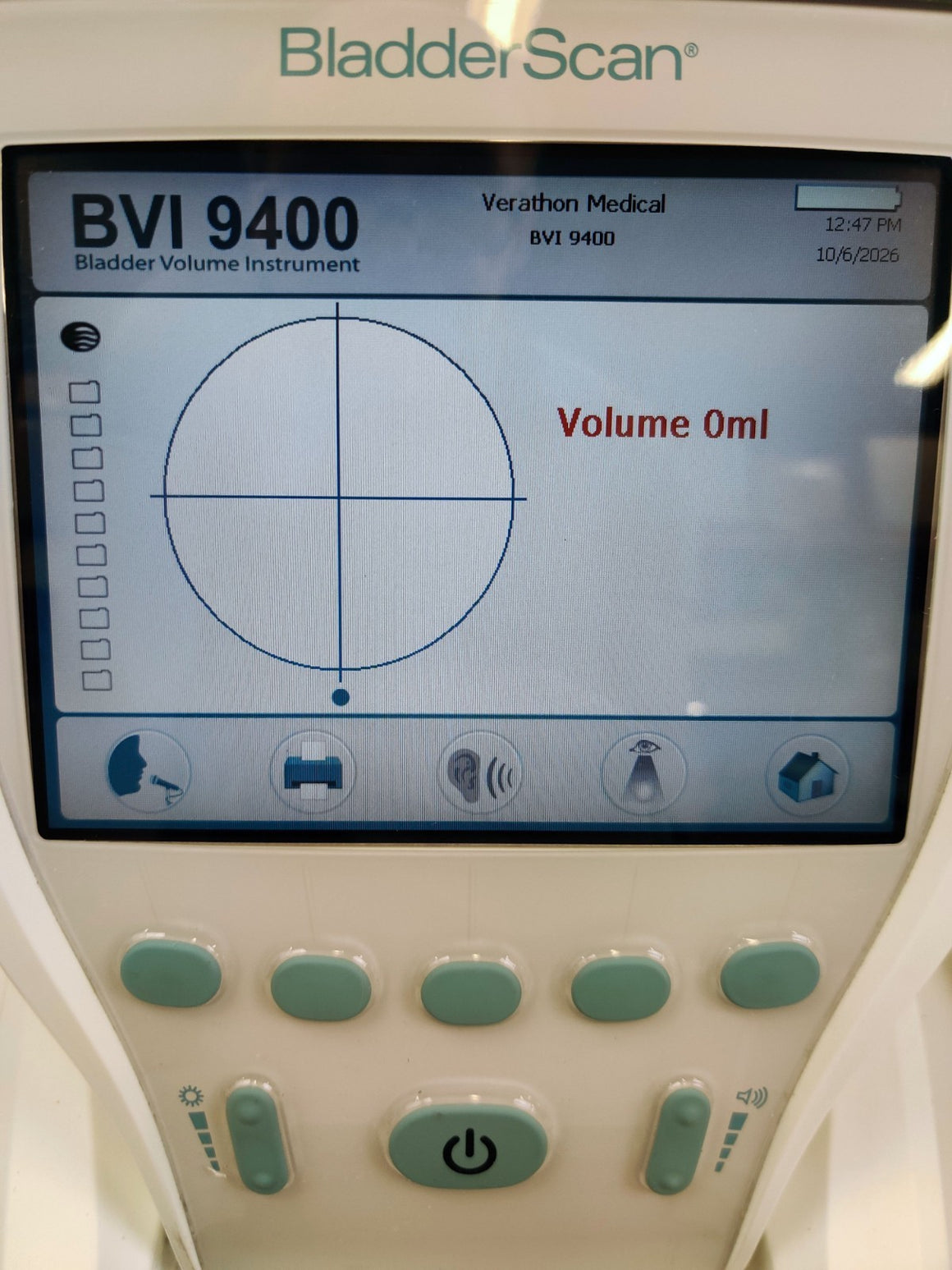 Verathon BVI 9400 Bladder Scanner PN 0570-0190 with Power Supply. Tested - 
