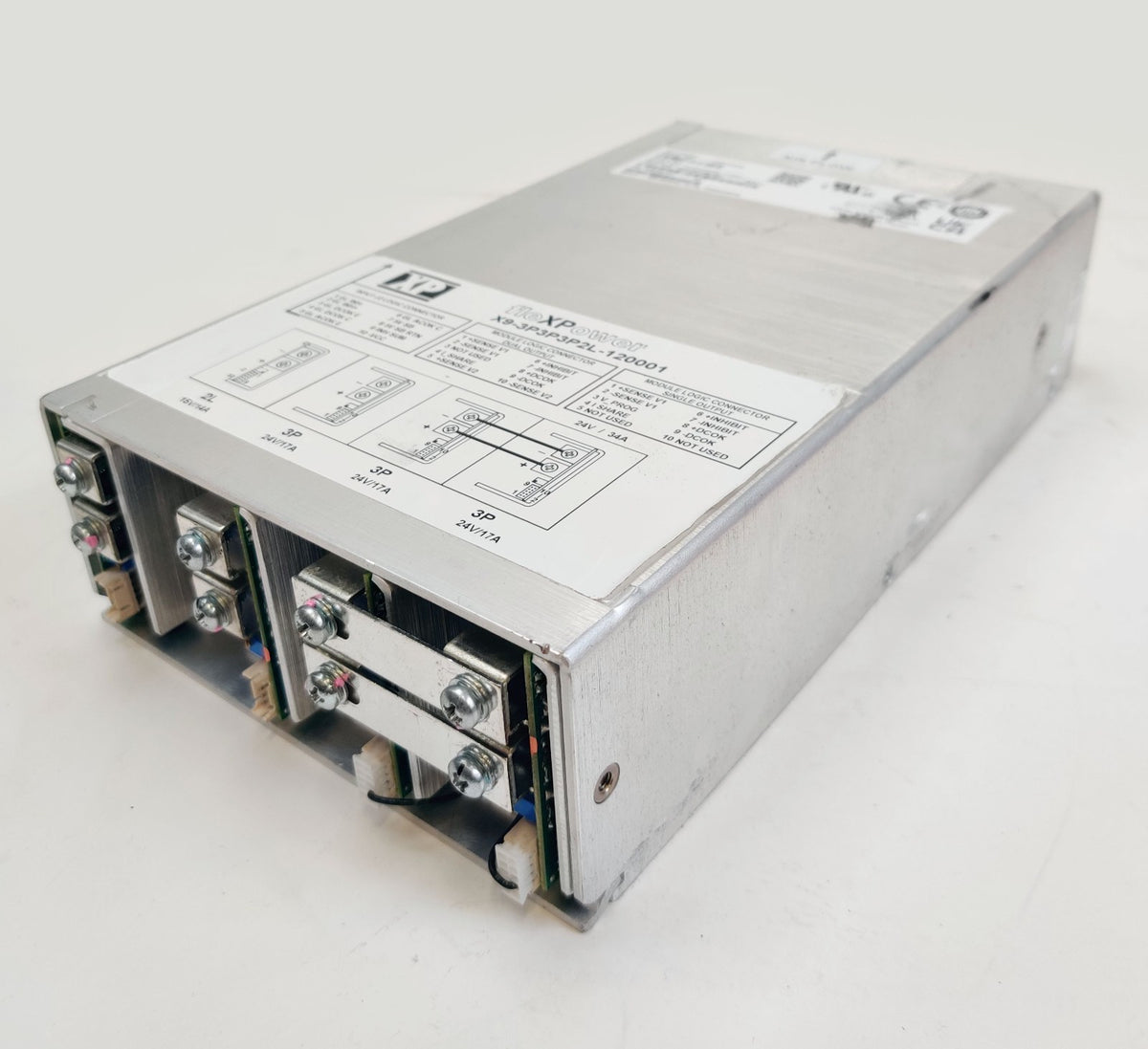 XP FleXPower X9-3P3P3P2L-120001 Power Supply 15V@14A 24V@17A - 