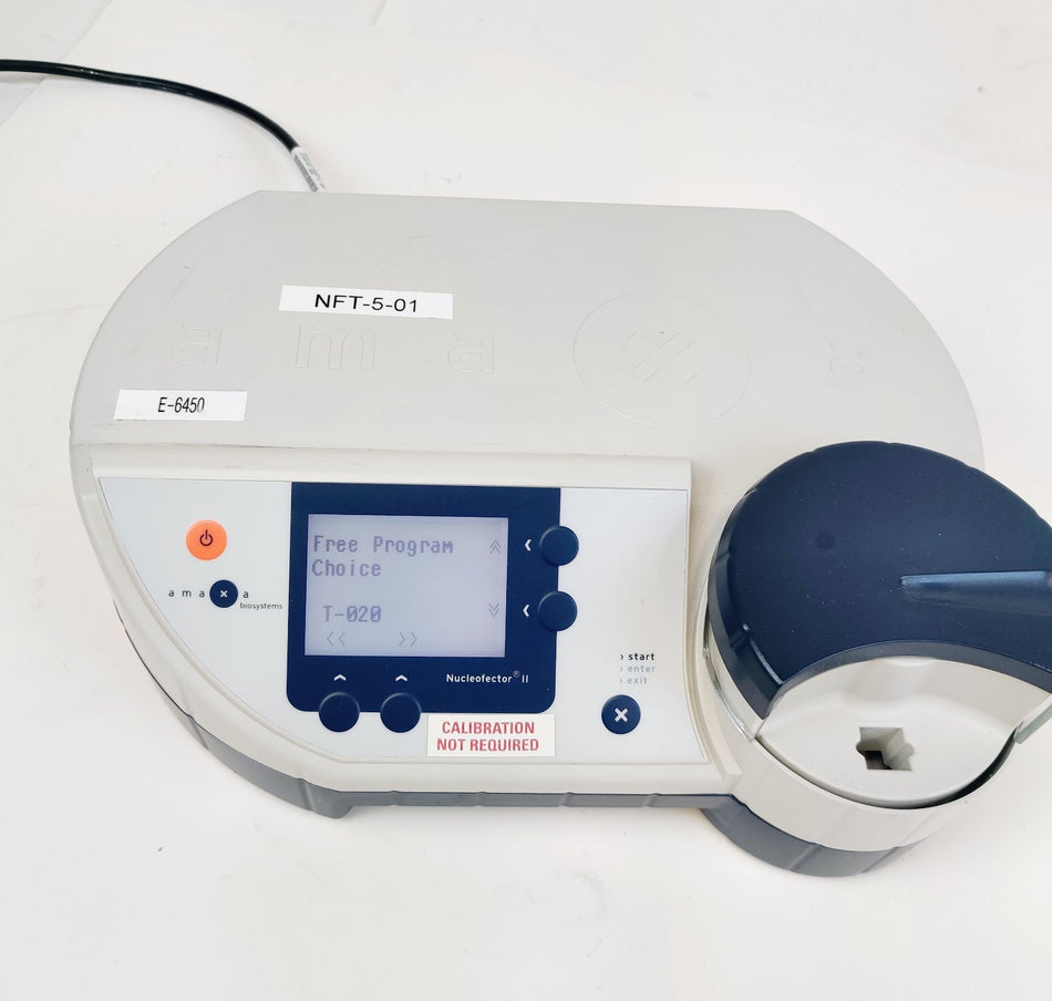 Amaxa Biosystems Amaxa Biosystems Nucleofector II Electoporator Transfection System Tested