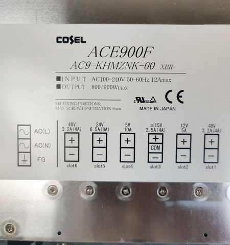 Bruker micrOTOF-Q MS OTMPO-2A Power Supply PCB w Cosel 900W Power Supply - 