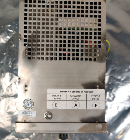 Bruker micrOTOF-Q ms #249084 High Voltage Module Quadrupole 249084.00526-I