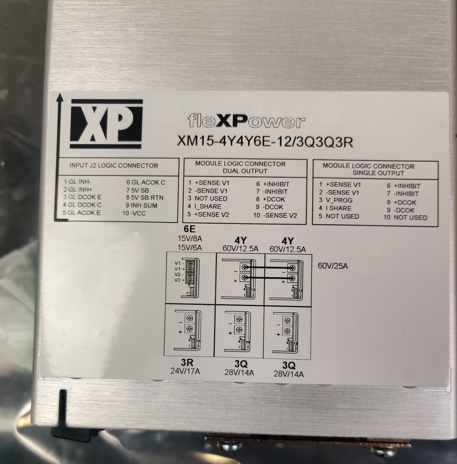  XP Power XM15-4Y4Y6E-12