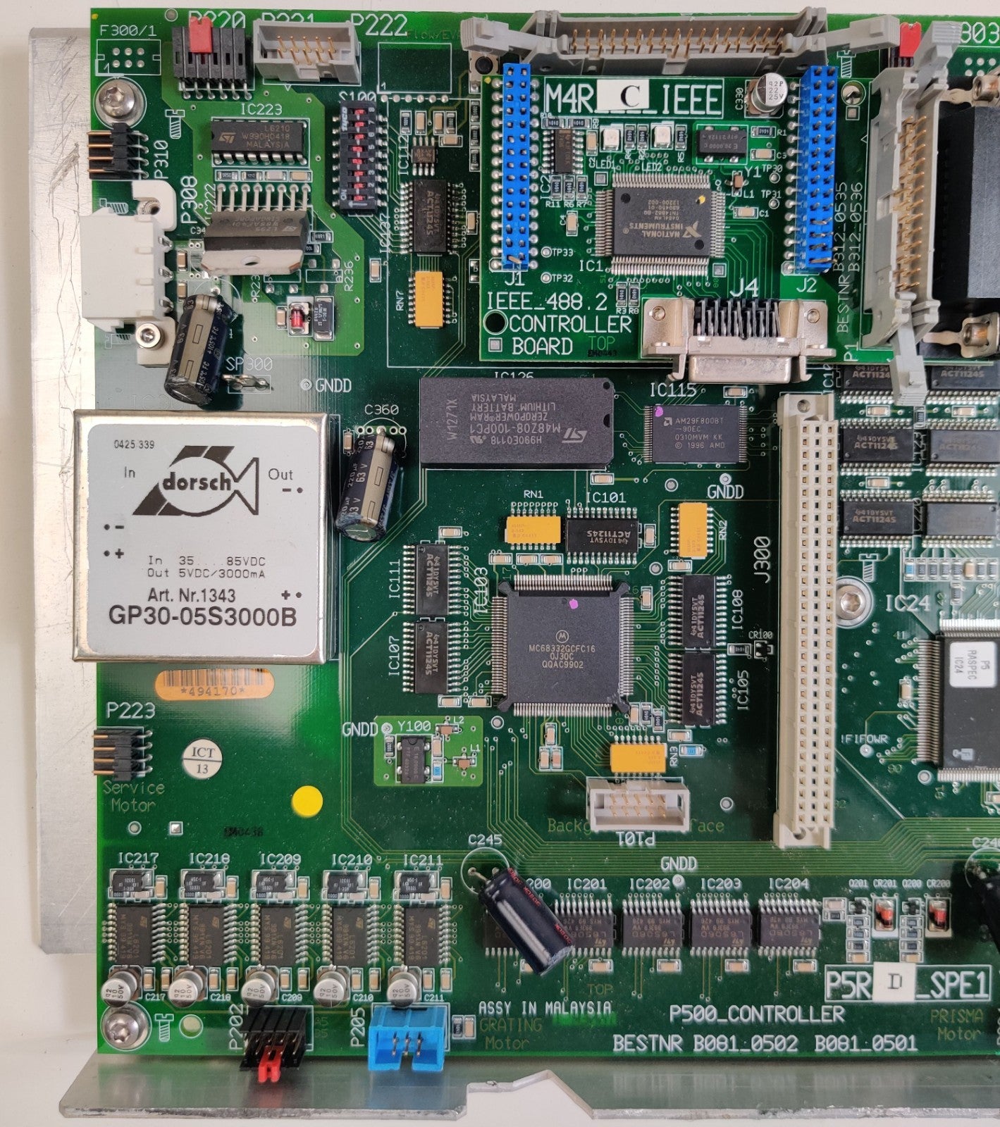 Main Controller Board PerkinElmer B0810502 Optima ICP OES