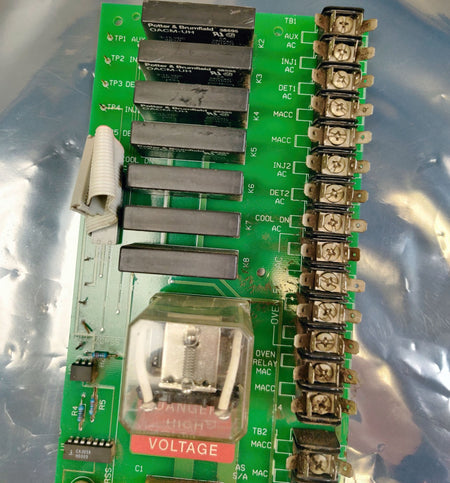 PerkinElmer N610-9014 Power Distribution PCB 9000 120V rev F Clarus GC - 