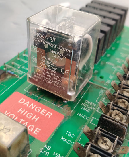 PerkinElmer N610-9014 Power Distribution PCB 9000 120V rev F Clarus GC - 