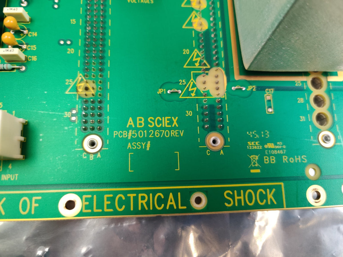 Sciex 5012670 Main Board 5012539C for API 4000 3200 Working - 