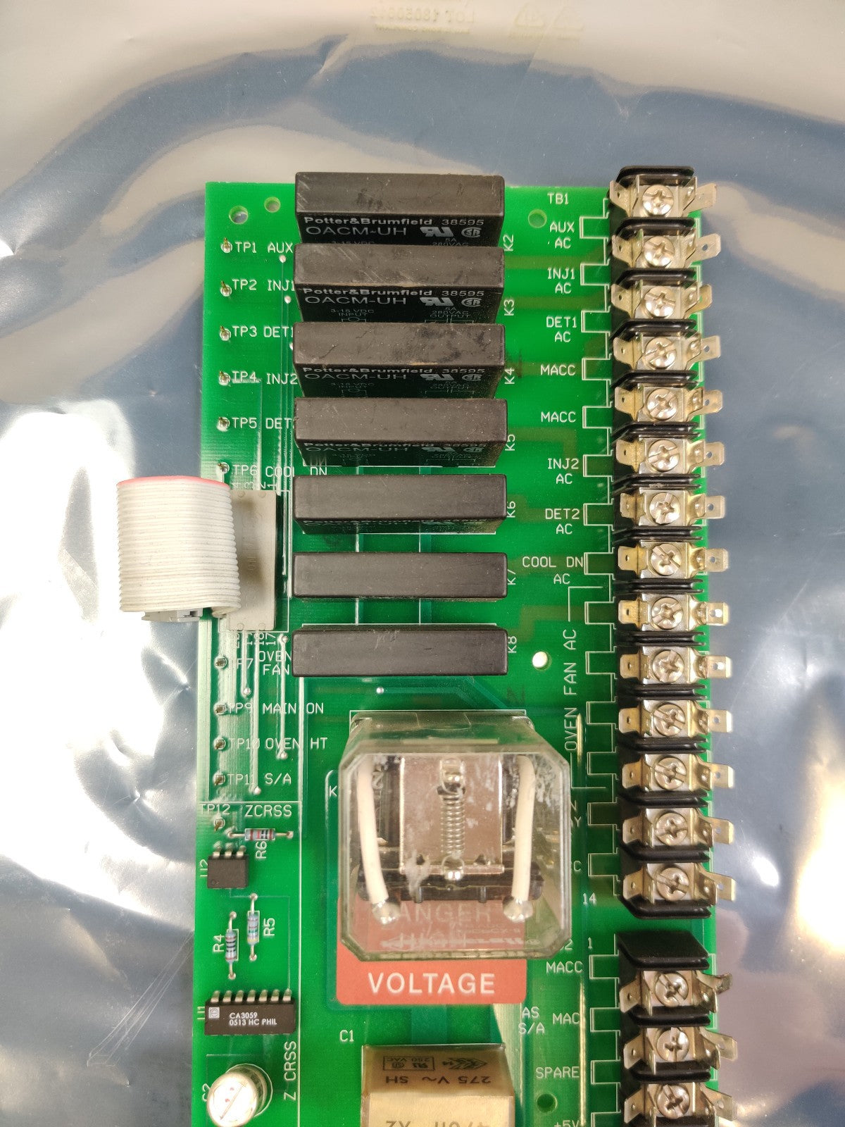PerkinElmer N610-9014 Power Distribution PCB 9000 rev G 120V - 