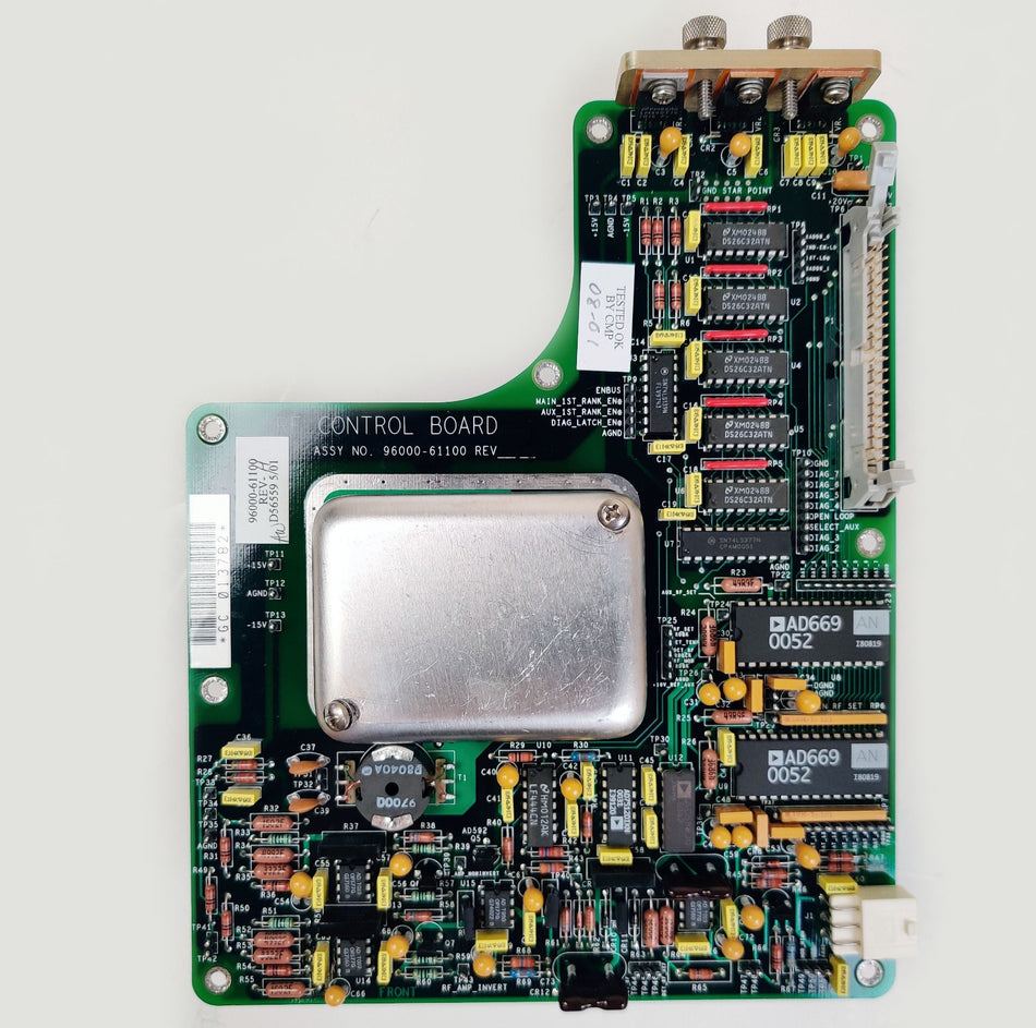 Thermo Finnigan Thermo Finnigan LCQ DECA 96000-21100 RF Control PCB w 97000-20101 Ceramic Plate