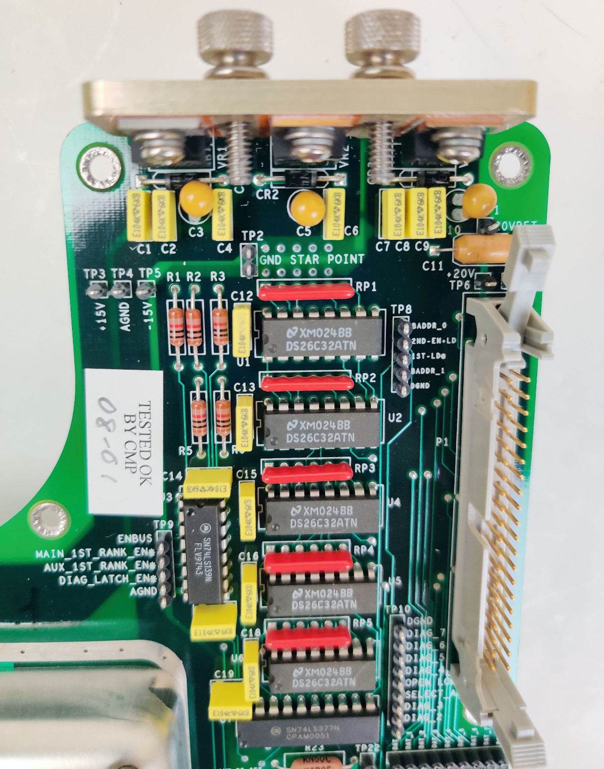 Thermo Finnigan LCQ DECA 96000-21100 RF Control PCB w 97000-20101 Ceramic Plate - 