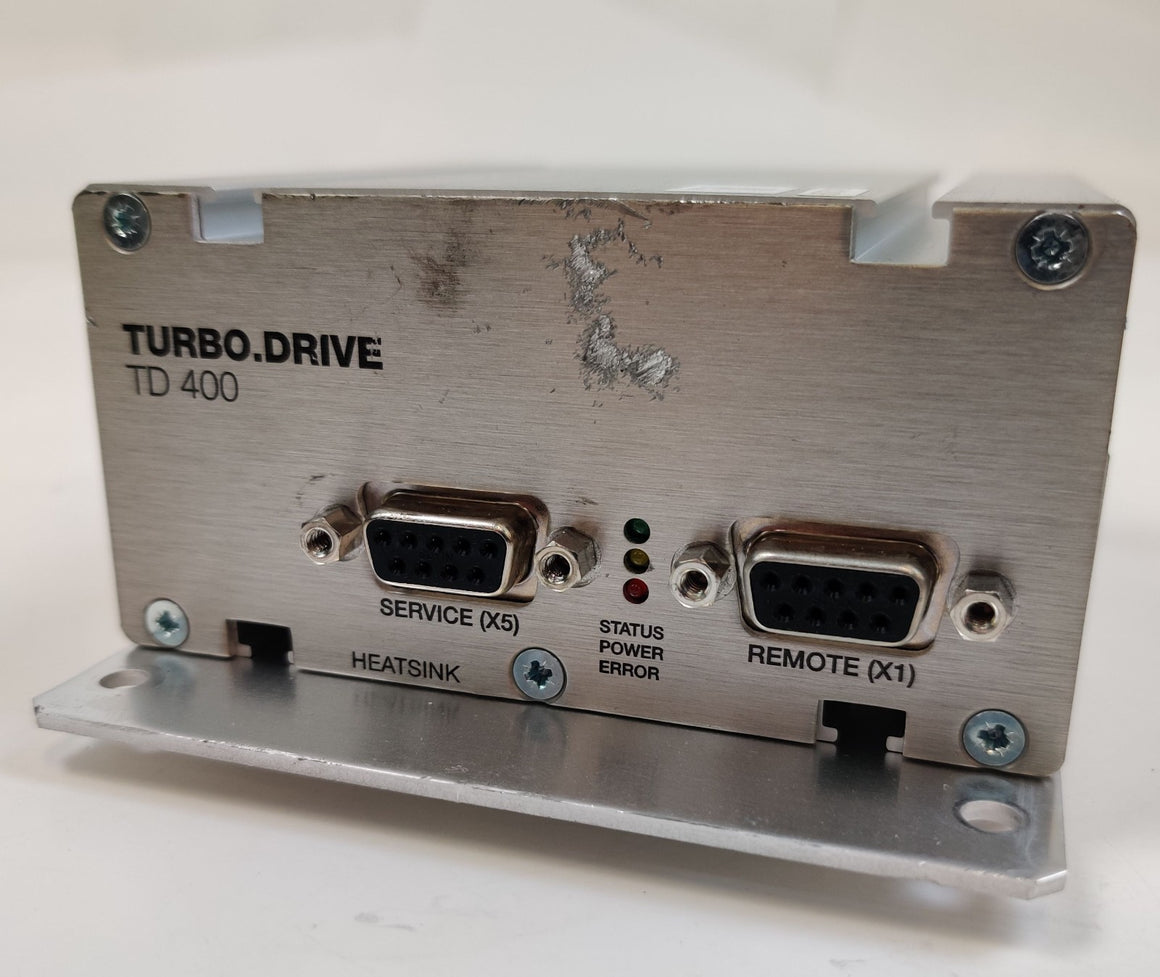 Leybold TD400 Turbo Drive Vacuum Pump Controller 800073V0002 w/ Interface Cable