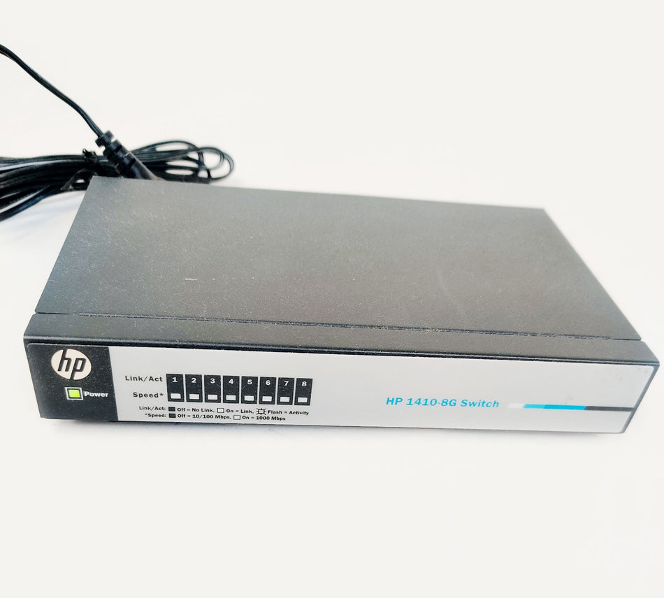 HP 1410-8G J9559A 8-port Gigabit (1G) Ethernet Switch with Power Supply