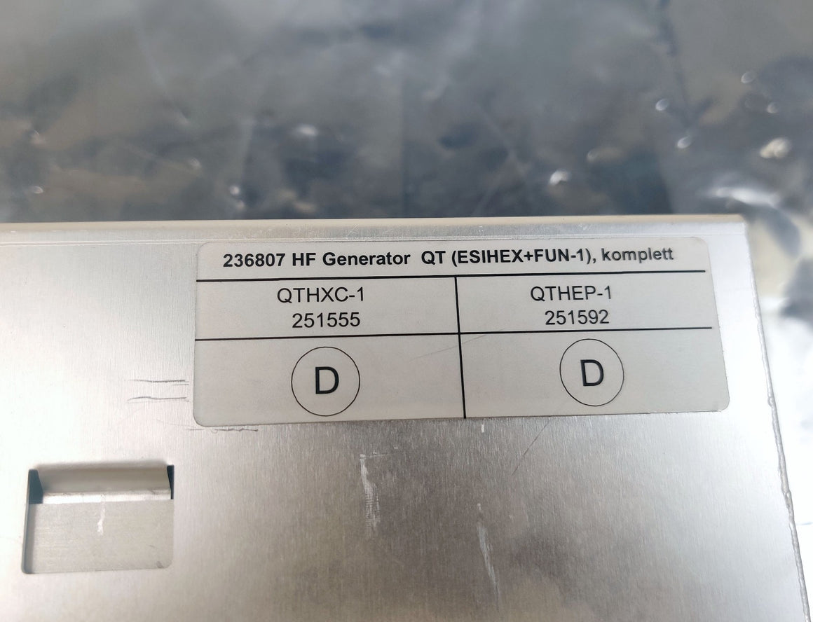 Bruker micrOTOF-Q II Time-of-Flight MS 236807 HF Generator 236807.00254-i Tested