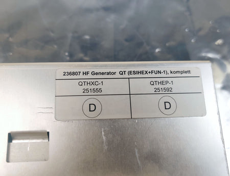 Bruker micrOTOF-Q II Time-of-Flight MS 236807 HF Generator 236807.00254-i Tested