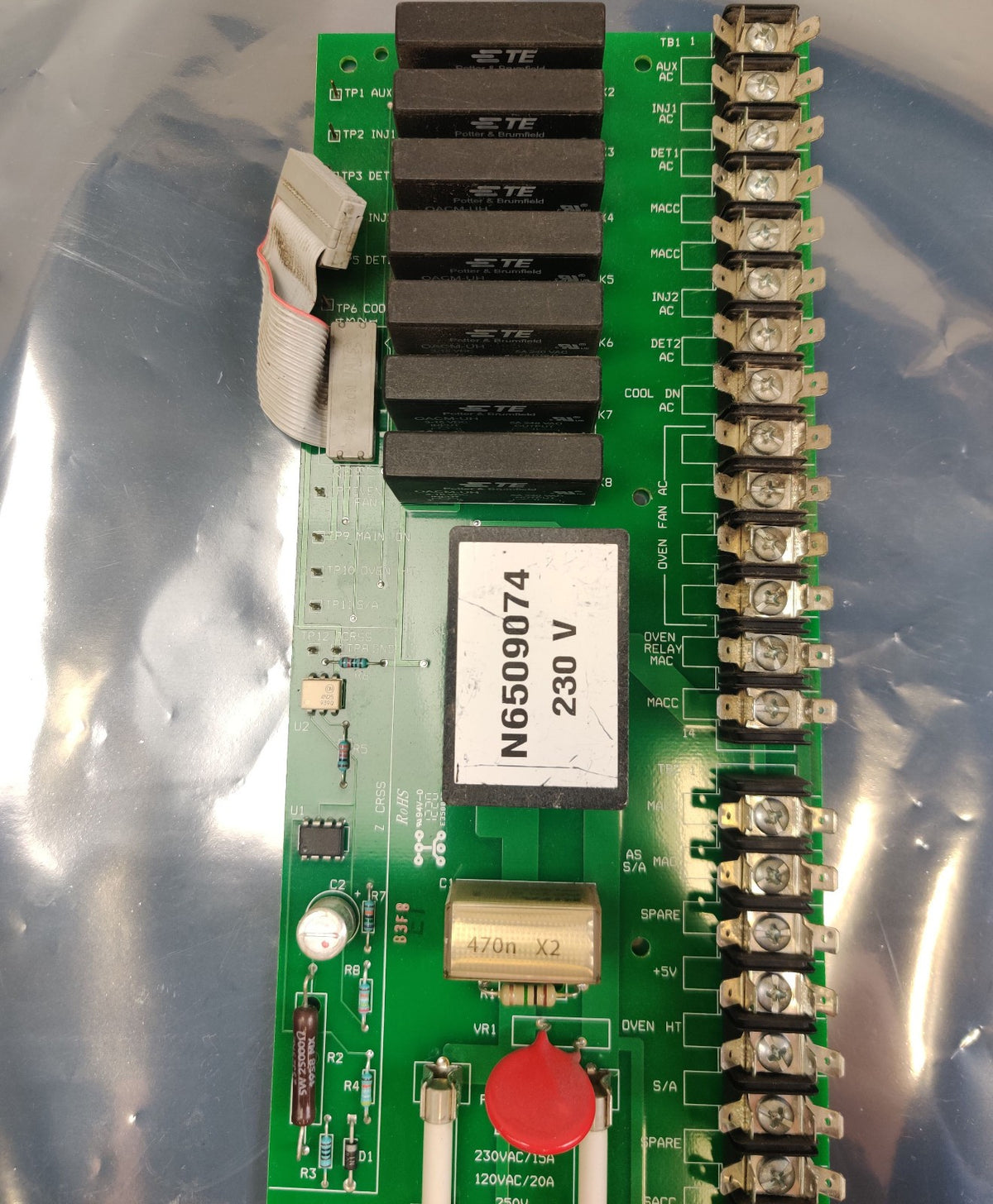 PerkinElmer N6509074 Power Distribution Board rev B for - 