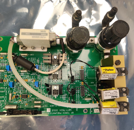 PerkinElmer N077-9524 RF Torch Pneumatics rev G w SMC Flow Sensor Optima - 
