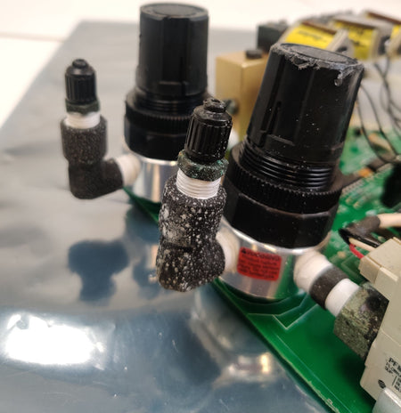 PerkinElmer N077-9524 RF Torch Pneumatics rev G w SMC Flow Sensor Optima - 