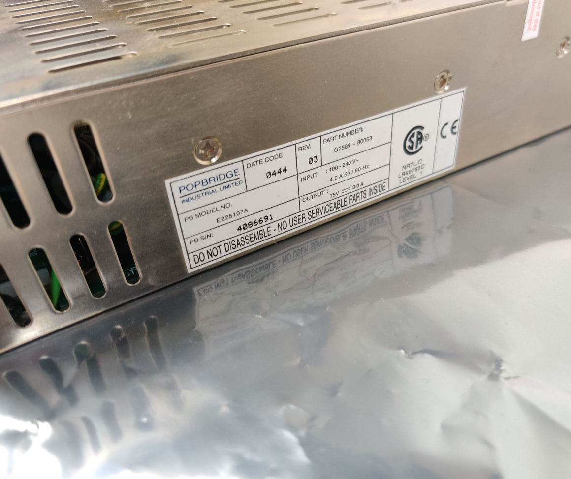 Agilent G2589-80063 Popbridge E225107A Power Supply for Edwards EXT 255H EXT 70H