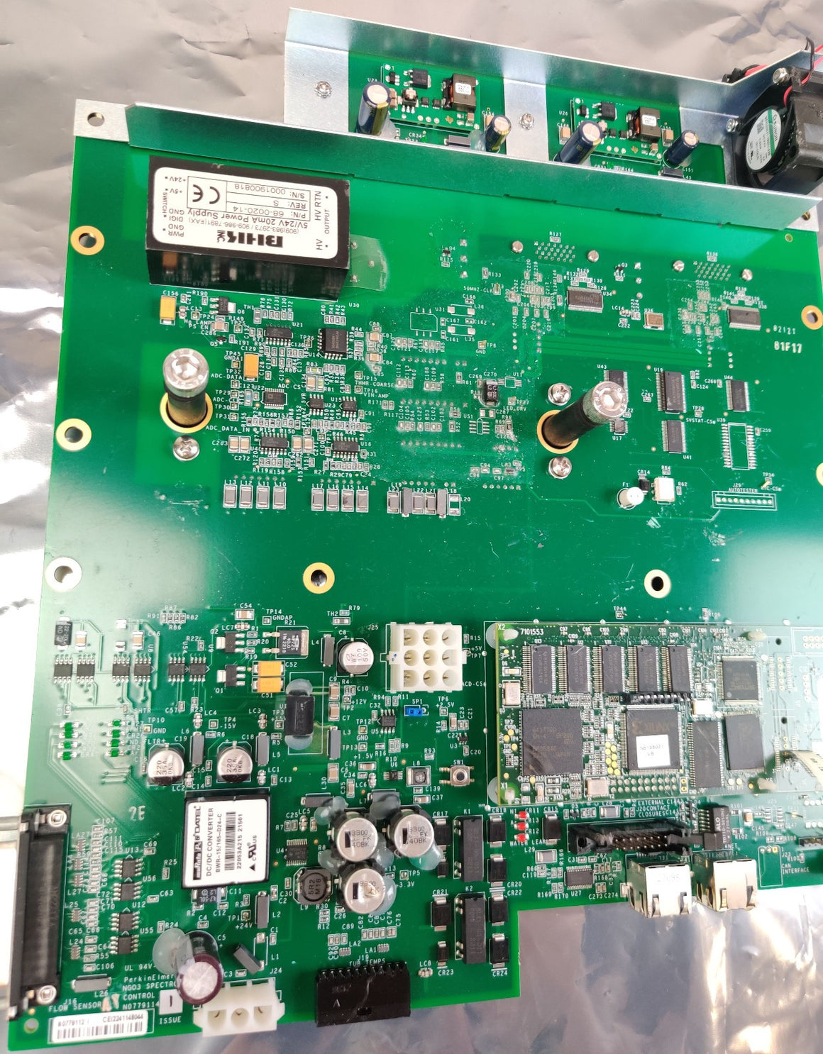 PerkinElmer Optima Avio NGO3 Controller PCB N0779114 issue I