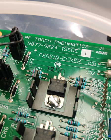 PerkinElmer N077-9524 RF Torch Pneumatics rev I w SMC Flow Sensor Optima - 