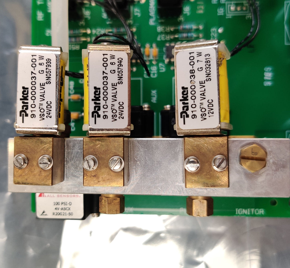PerkinElmer RF Torch Pneumatics N077-9524 issue I w SMC PFM510-N01-1