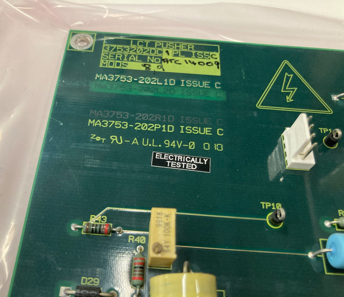 Waters Micromass LCT 3753202DC Main Power Board MA3753-202P1D Issue C Tested