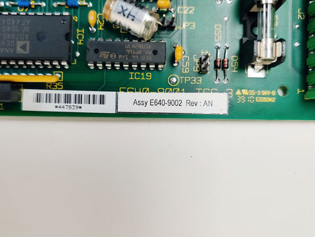PerkinElmer E640-9002 GCMS Board rev AN with N6479044 OSISCR Clarus 600 580 SQ8 - 