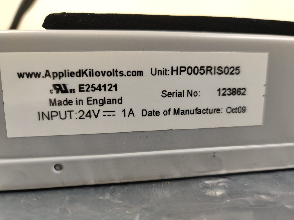 Applied Kilovolts 5KV Power Supply 24 1A HP005RIS025 Bruker microTOF MS