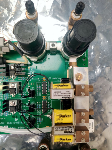 PerkinElmer RF Torch Pneumatics N077-9524 issue H w SMC Flow Sensor *Parts - 