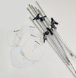 Phoropter Near Vision Rod with Point Card 40cm for Topcon Reichert Phoroptor - 