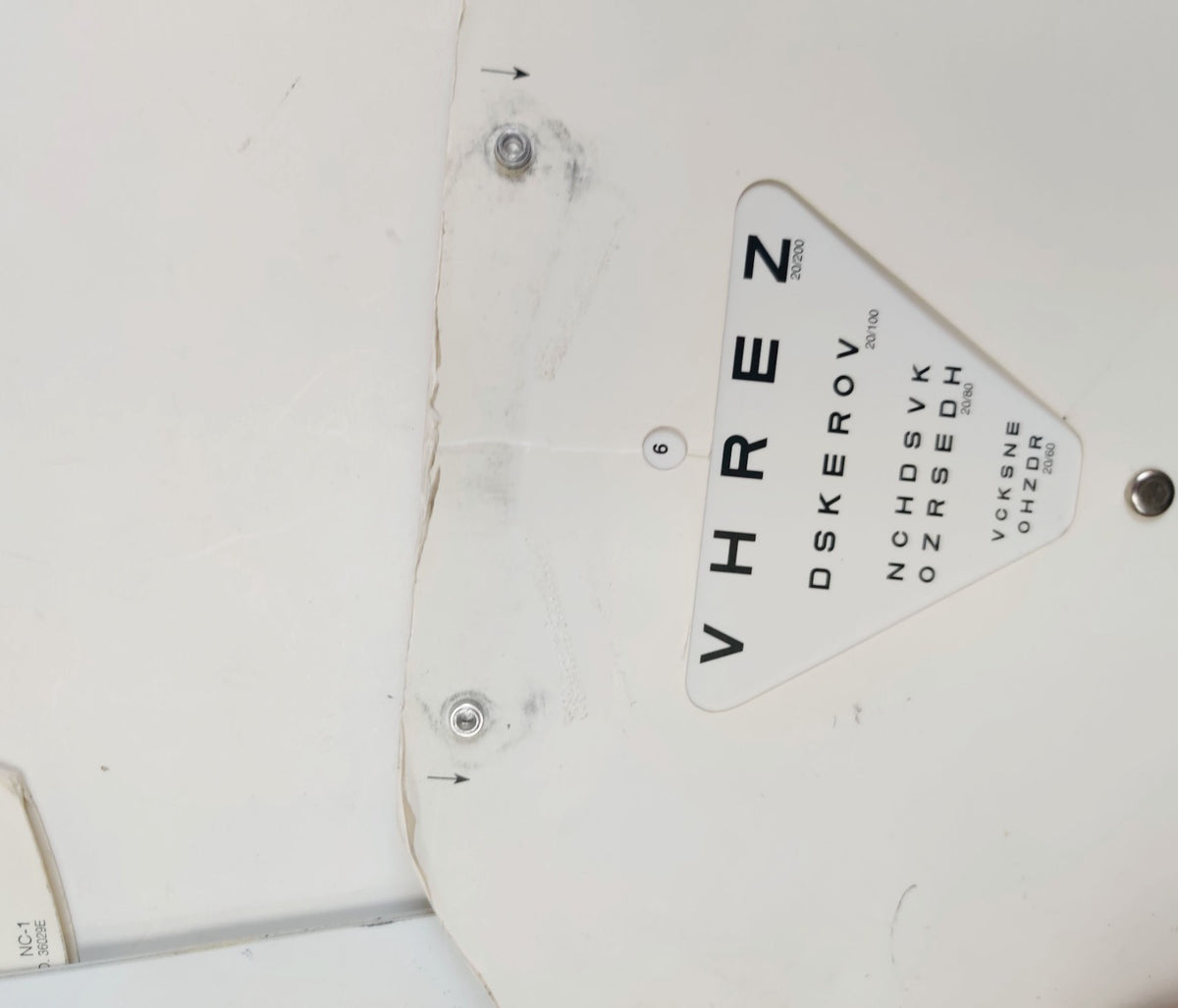 Phoropter Near Vision Rod with Point Card 40cm for Topcon Reichert Phoroptor - 