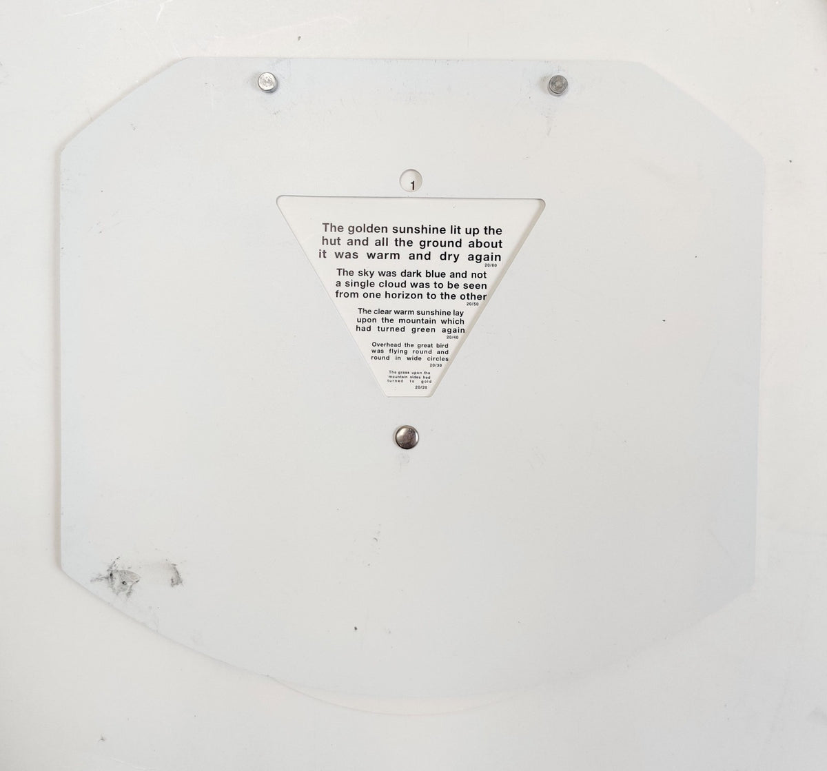 Phoropter Near Vision Rod with Point Card 40cm for Topcon Reichert Phoroptor - 