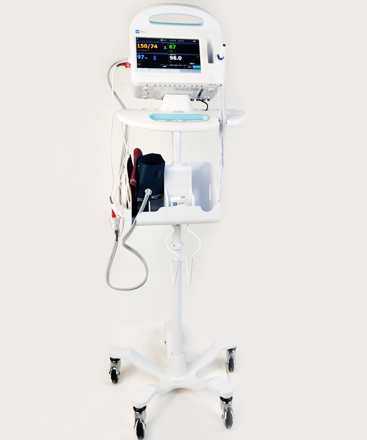Welch Allyn Connex 6000 Vital Signs Monitor 68MXTX WIFI SpO2 Temp w/ - 