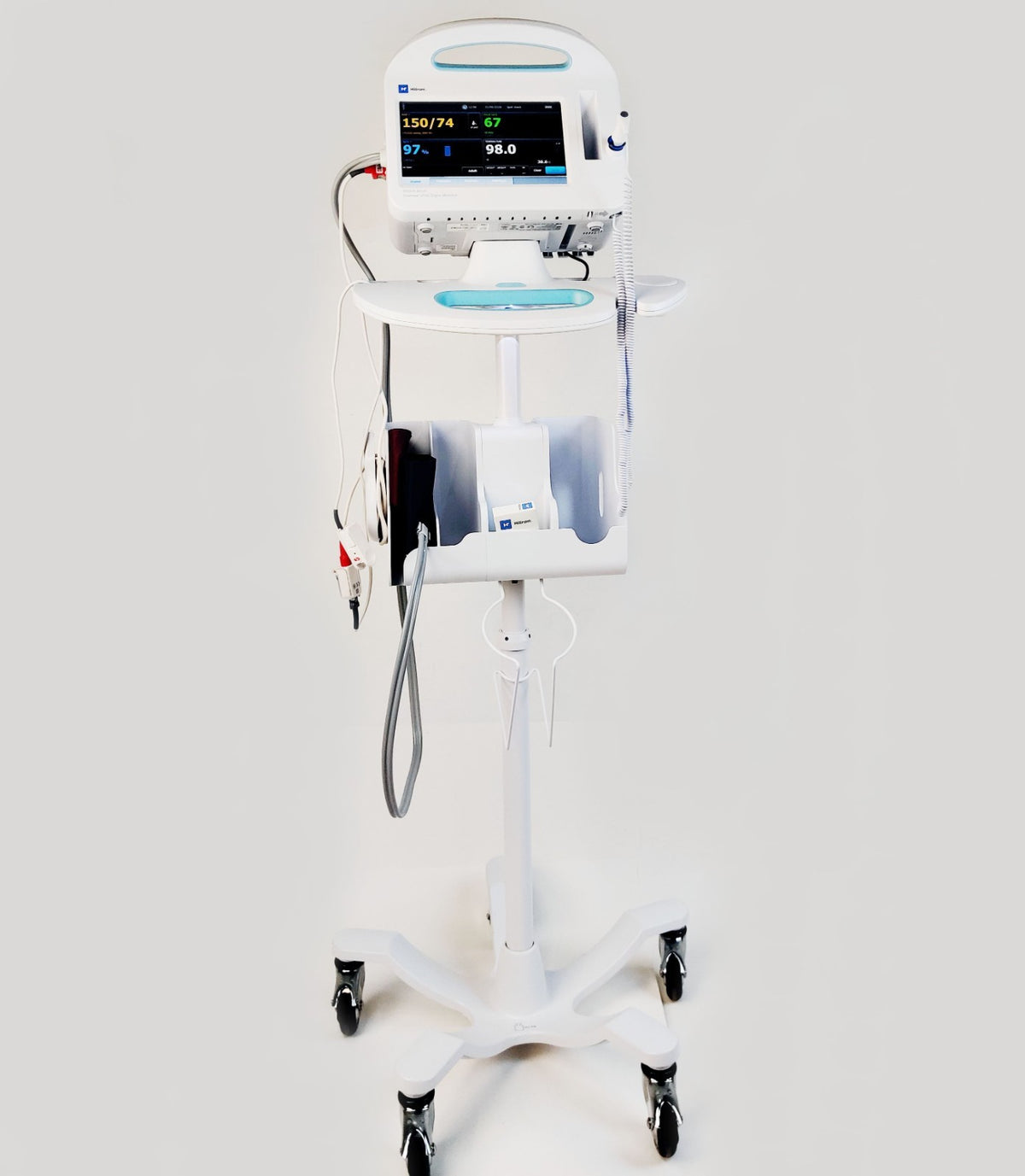 Welch Allyn Connex 6000 Vital Signs Monitor 68MXTX WIFI SpO2 Temp w/ - 