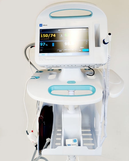 Welch Allyn Connex 6000 Vital Signs Monitor 68MXTX WIFI SpO2 Temp w/ - 