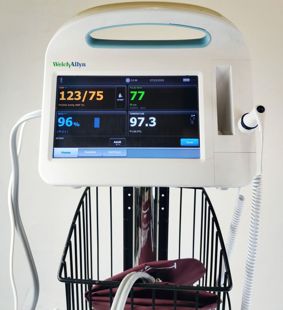 Welch Allyn Welch Allyn Connex Vital Signs Monitor 6000 WIFI 65MTXX w Masimo, Rolling