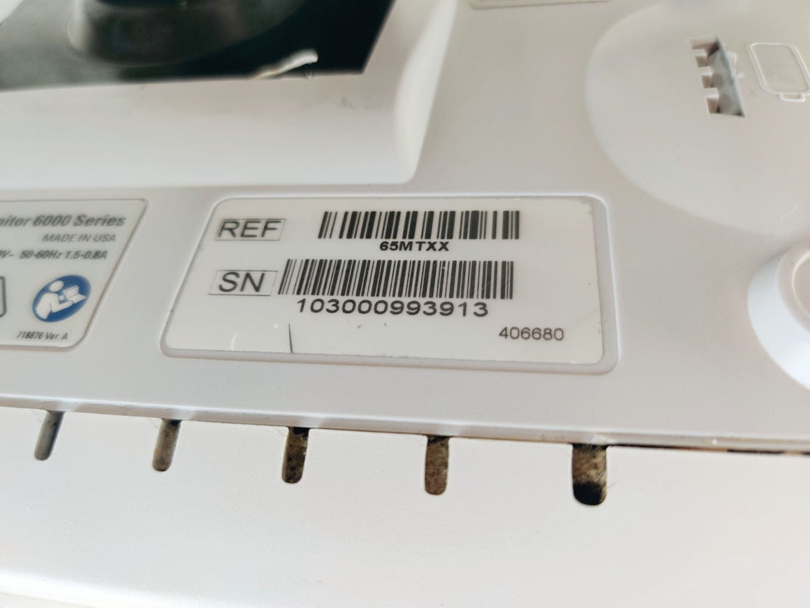 Welch Allyn Connex Vital Signs Monitor 6000 WIFI 65MTXX w Masimo, Rolling