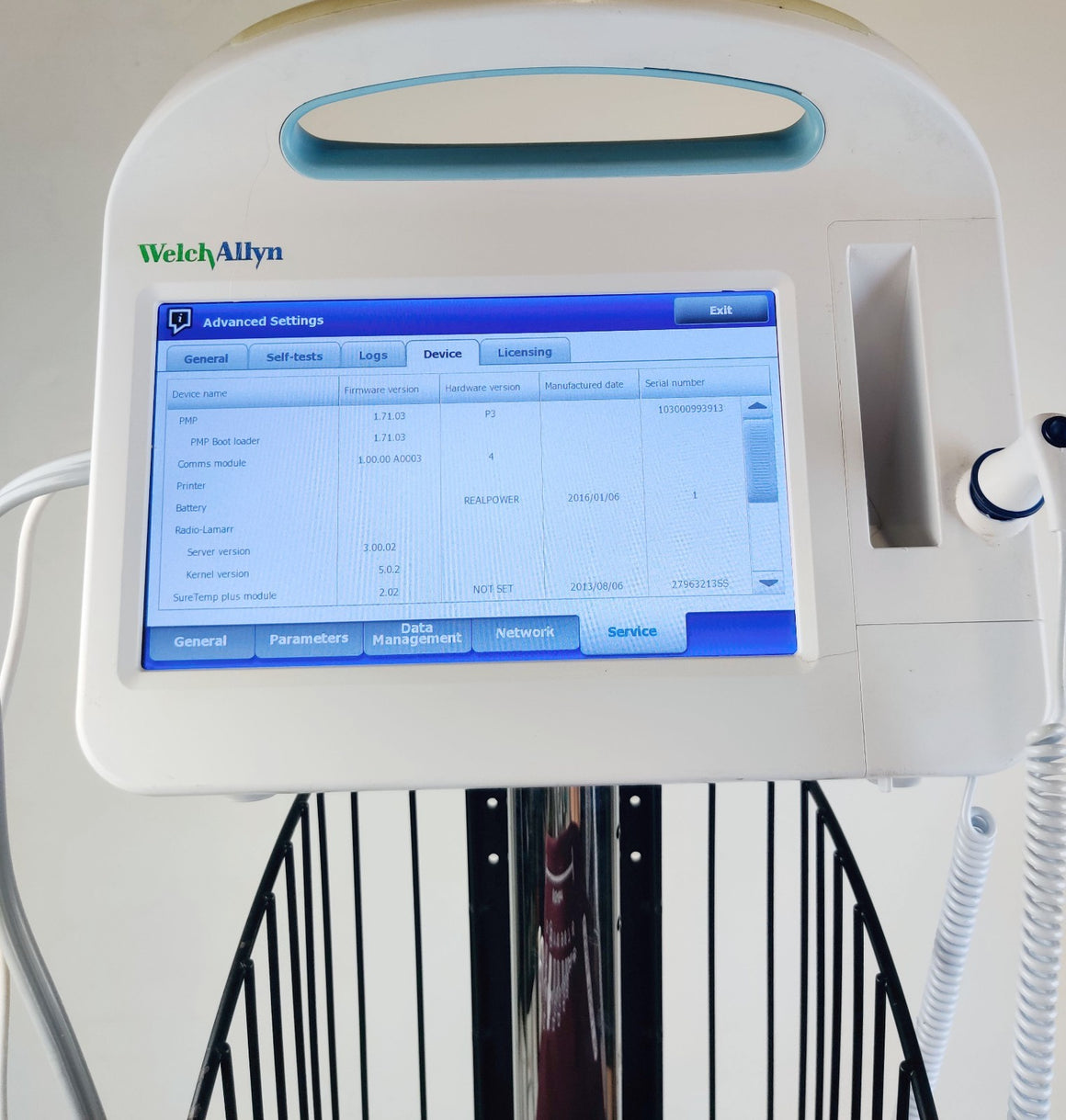 Vital Signs Monitor Welch Allyn 65MTXX Connex 6000